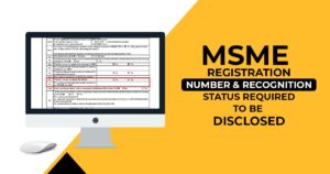 MSME-Registration-Number-Recognition-Status-Required-to-be-Disclosed